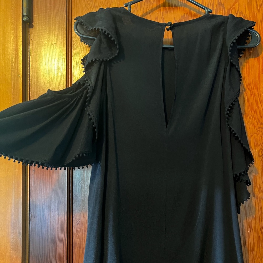 Rebecca Minkoff Cold-Shoulder Monsoon Top - Black - Xs View 4